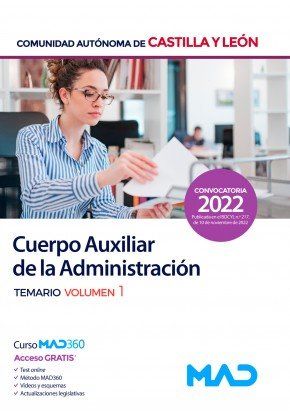 cuerpo auxiliar administracion comunidad autonoma castilla leon