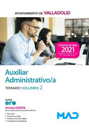 auxiliar administrativo ayuntamiento de valladolid