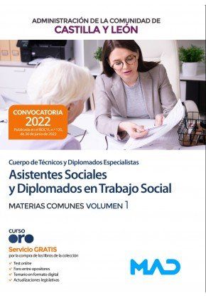 asistentes sociales diplomados trabajo social castilla leon temario comun vol 1