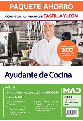 paquete ahorro ayudante cocina castilla leon pack ahorro