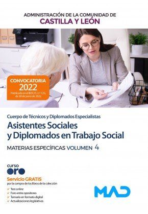 asistentes sociales diplomados trabajo social castilla leonTEMARIO ESPECIFICO VOL4