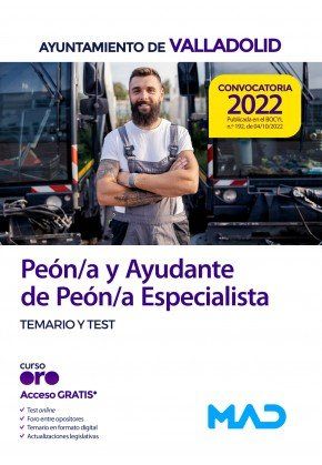 peon ayudante ayuntamiento valladolid