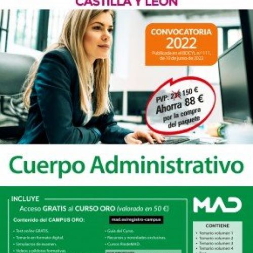 paquete ahorro test papel cuerpo administrativo comunidad autonoma de castilla y leon pack ahorro